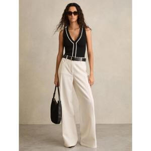 REISS HEATHER Palazzo Tailored Trousers